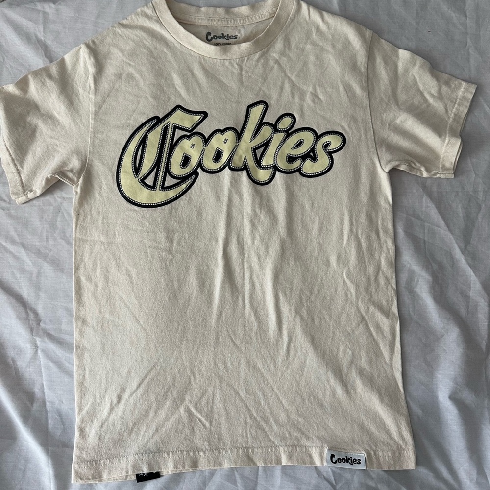 Cookies Men's Cream Short Sleeve Tee